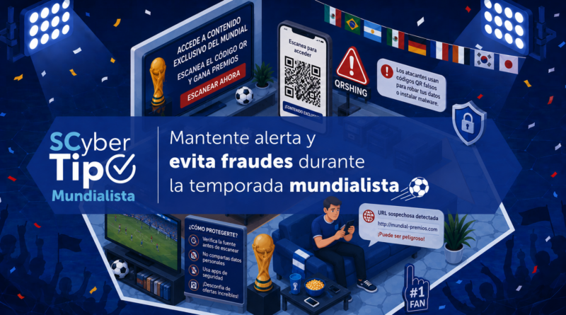 Campañas de QRshing camino al mundial de futbol 2026 Campañas de QRshing camino al mundial de futbol 2026