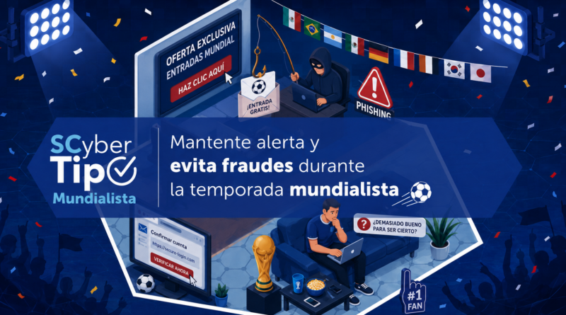 Campañas de phishing camino al mundial de futbol 2026