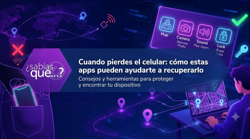 Cuando pierdes el celular: cómo estas apps pueden ayudarte a recuperarlo Cuando pierdes el celular: cómo estas apps pueden ayudarte a recuperarlo