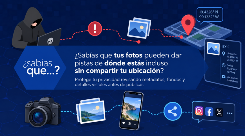 ​¿Sabías que tus fotos pueden dar pistas de dónde estás incluso sin compartir tu ubicación? 